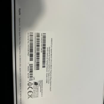 Yanlış Seri Numarası Ve Açılmış Kutu Sorunu