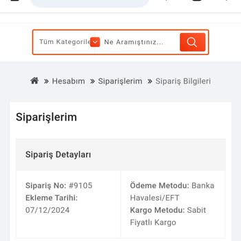 Gönderilmeyen Sipariş Ve Ulaşılamayan Firma