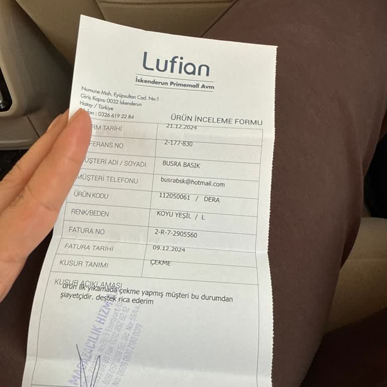 Yanlış Değerlendirme: İade Yerine Değişim Yapıldı