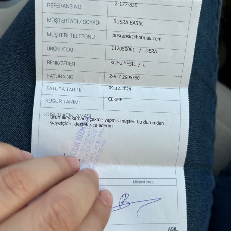 Yanlış Değerlendirilen İade Talebi Ve Yetersiz Müşteri Hizmetleri