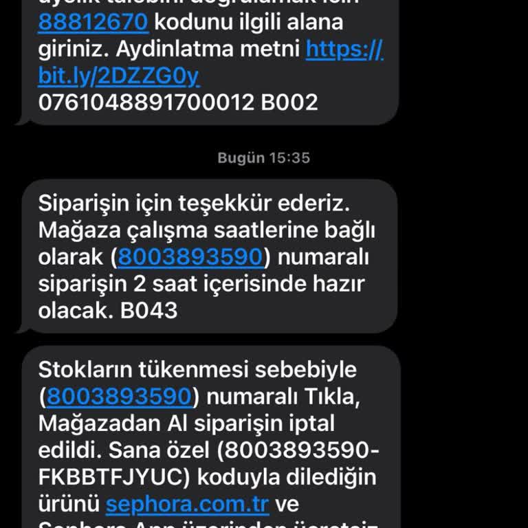 Sephora'da Stok Ve İptal Sorunu: Müşteri Mağduriyeti