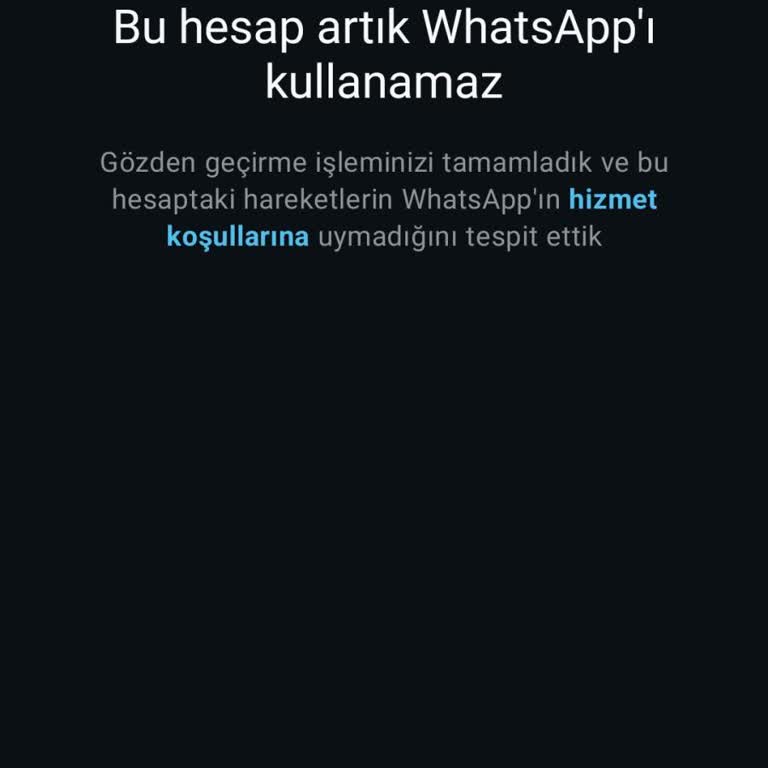 Haksız WhatsApp Banı Ve Yetersiz Destek