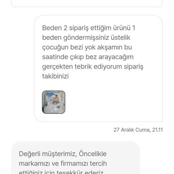 Yanlış Ürün Gönderimi Ve İade Süreci Sorunu