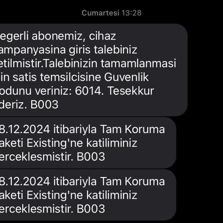 Vodafone'un Yanlış Yönlendirmeleri Ve İptal Edilemeyen Paket Sorunu