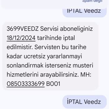 Haksız Veedz Aboneliği Ücreti Ve İade Talebi