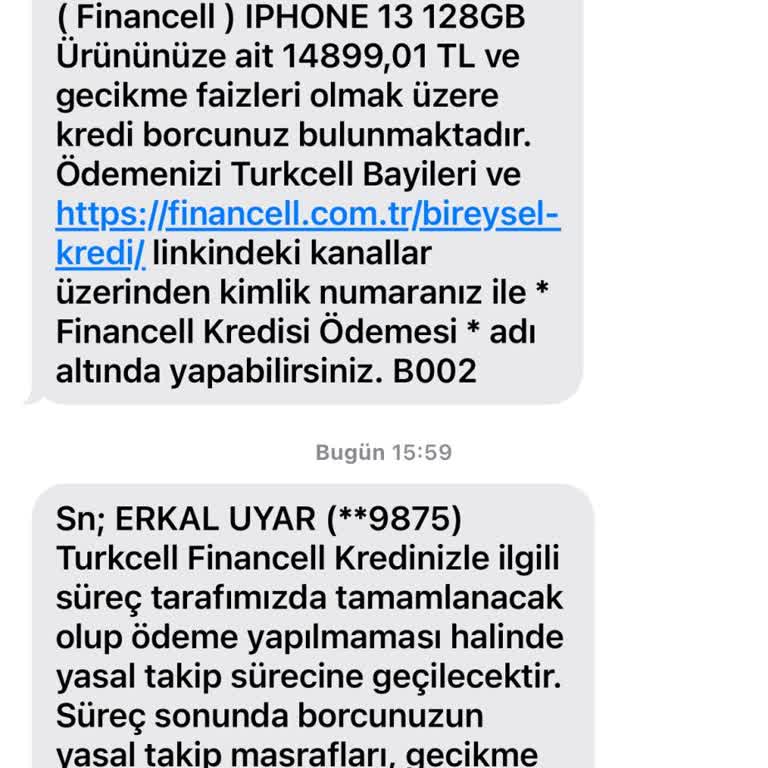 Bilinmeyen Firmadan Gelen SMS Mesajları Rahatsız Ediyor