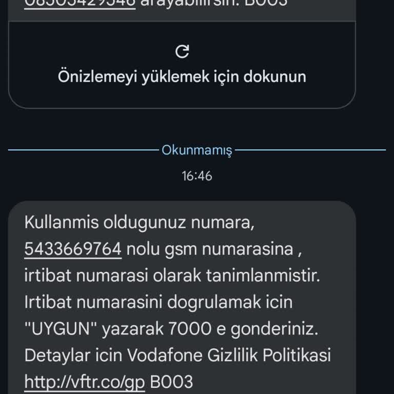 İzinsiz Kullanılan Telefon Numarası Hakkında Şikayet
