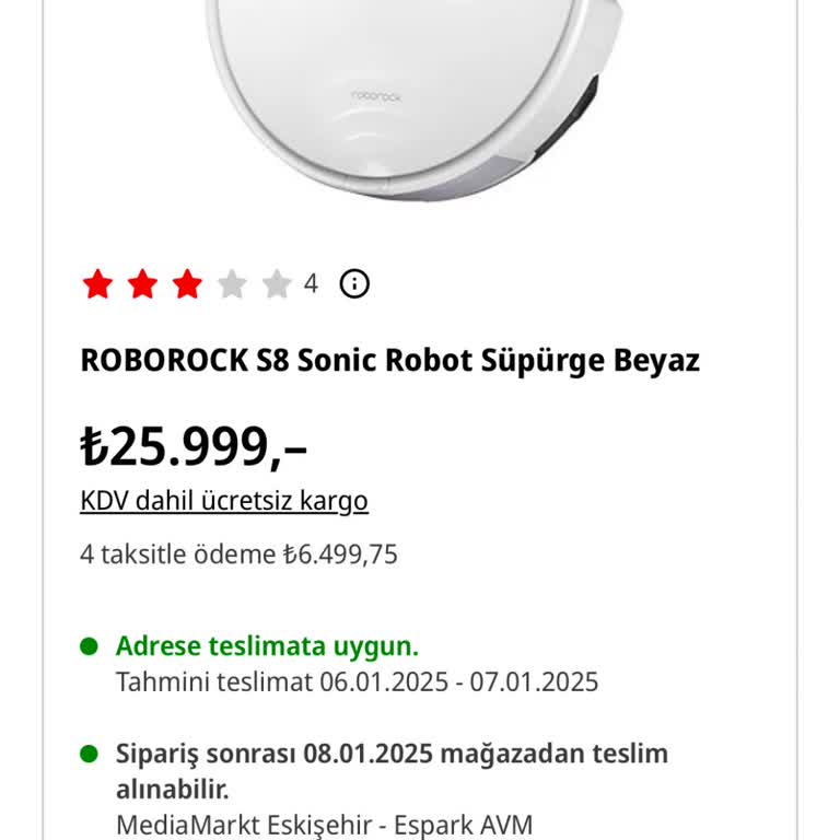 Roborock S8 Stok Sorunu Ve Mağduriyet