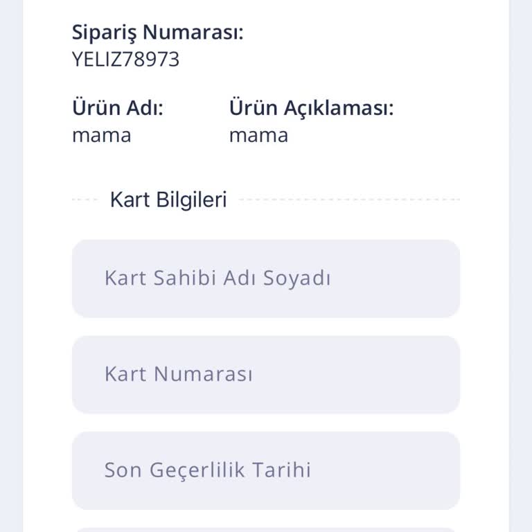 Sipariş İptali Ve İade Talebi