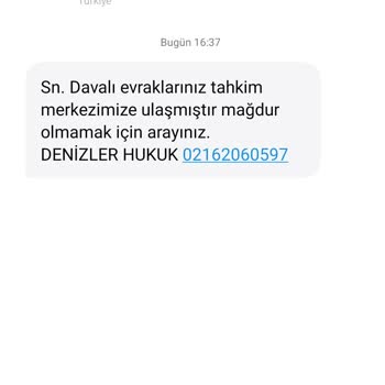 Sahte Mesaj Ve Suçlamalarla İlgili Şikayet