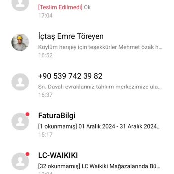 Sahte Mesaj Ve Suçlamalarla İlgili Şikayet