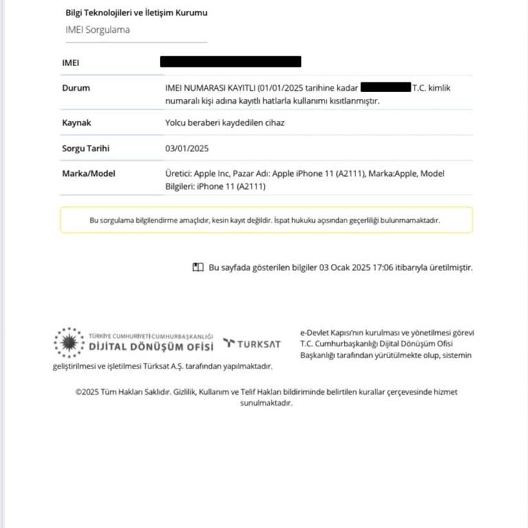 Pasaport Kayıtlı Telefonumda Hala 'Servis Yok' Sorunu