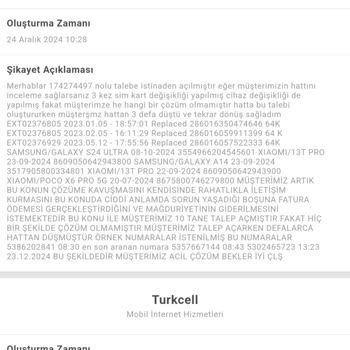 Sim Kart Değişikliği Ücreti Ve Yanıtsız Talep Sorunu