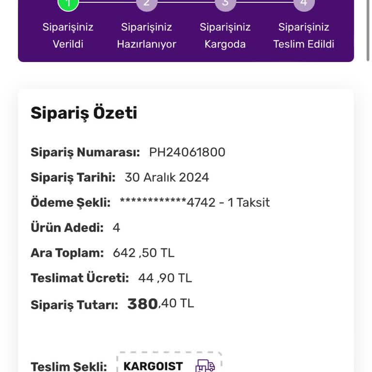 Siparişim Neden Hala Hazırlanmadı?