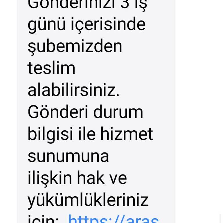 Aras Kargo'nun Yanıltıcı Teslimat Bildirimleri