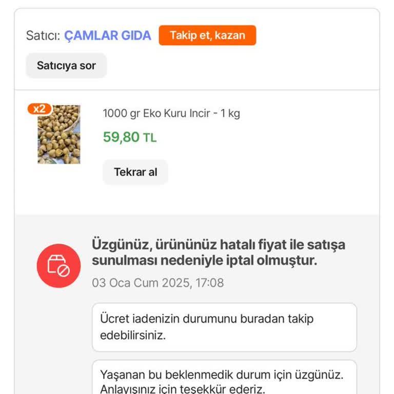 Hepsiburada'da Sürekli İptal Edilen Siparişler Ve Müşteri Memnuniyetsizliği