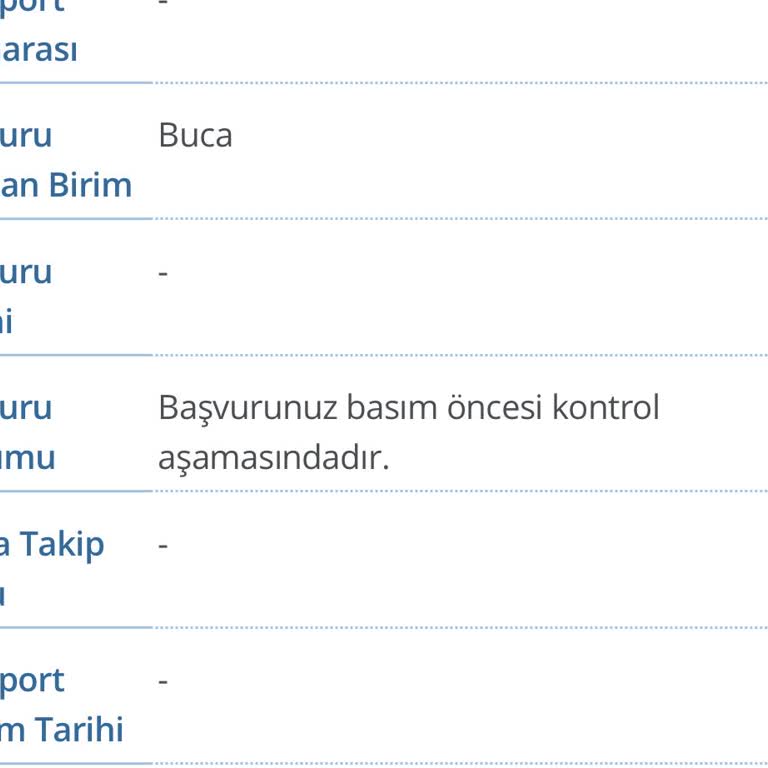 Acil Pasaport Başvurumda Geri Dönüş Alamıyorum