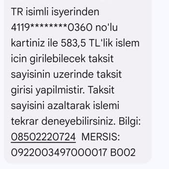 BİM Market'te Taksitli Alışveriş Sorunu: VakıfBank Kart Kısıtlaması