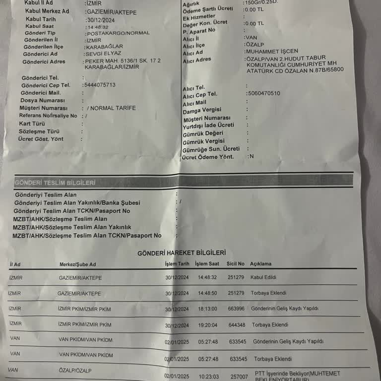 Kargo Teslimatında Askeriyeye Ulaşamama Sorunu