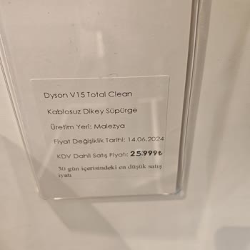 Dyson Mağazasında Etiket Fiyatı Sorunu Ve Müşteri Hizmetleri İlgisizliği