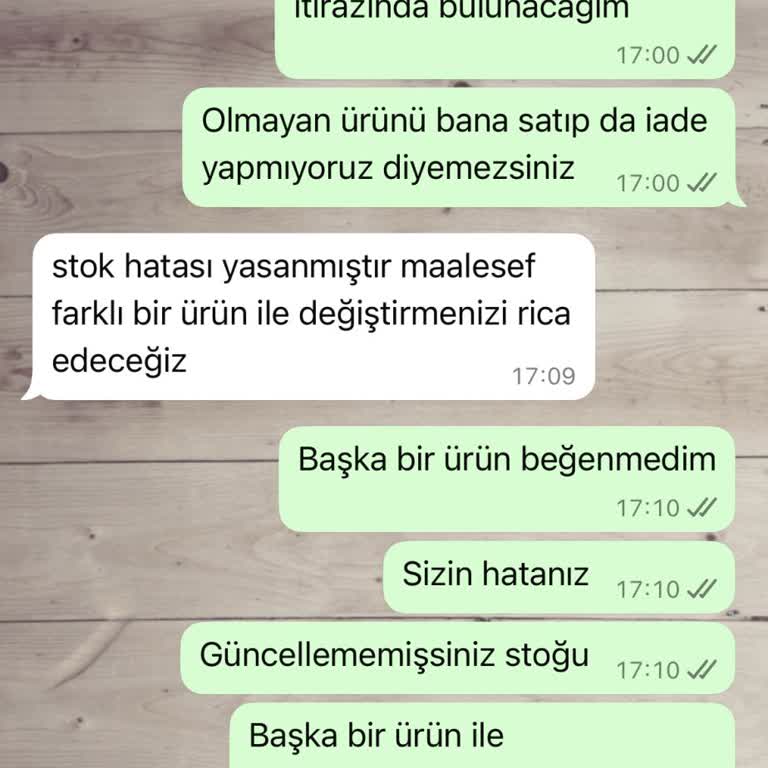 Stokta Olmayan Ürün Satışı Ve İade Sorunu