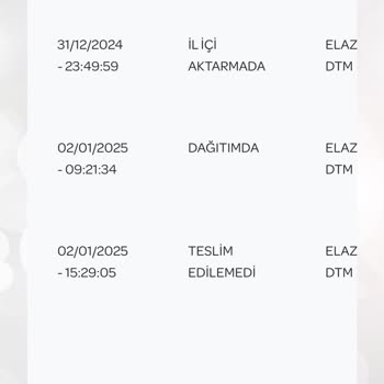 Kredi Kartı Teslimatında Yaşanan Sorun