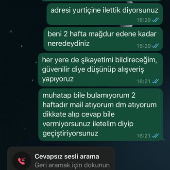 Kargo Bilgilendirmesi Ve Müşteri İletişiminde Büyük Eksiklik