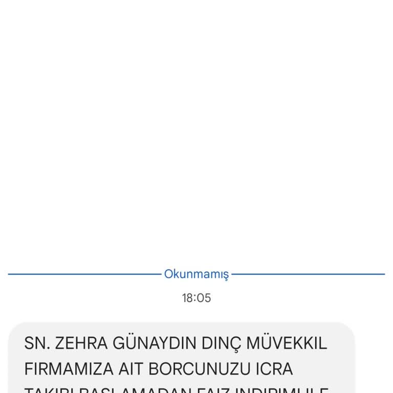 İzinsiz Kişisel Bilgi Kullanımı Ve Yanıltıcı İcra Mesajı