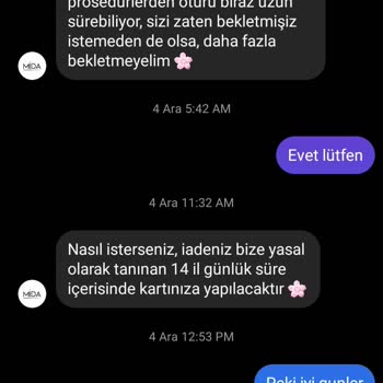 Sipariş Verilen Ayakkabının İadesi Hala Yapılmadı