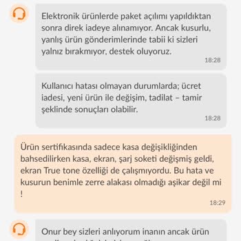 Yanlış Ve Kusurlu Ürün, İade Sorunu