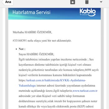 İnternet Dondurma İşleminde Teknik Aksaklık Ve Fatura Sorunu