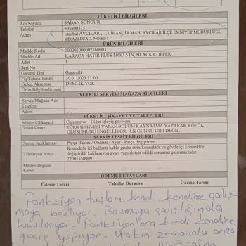 Trendyol'da Karaca Kahve Makinesi Değişim Sorunu