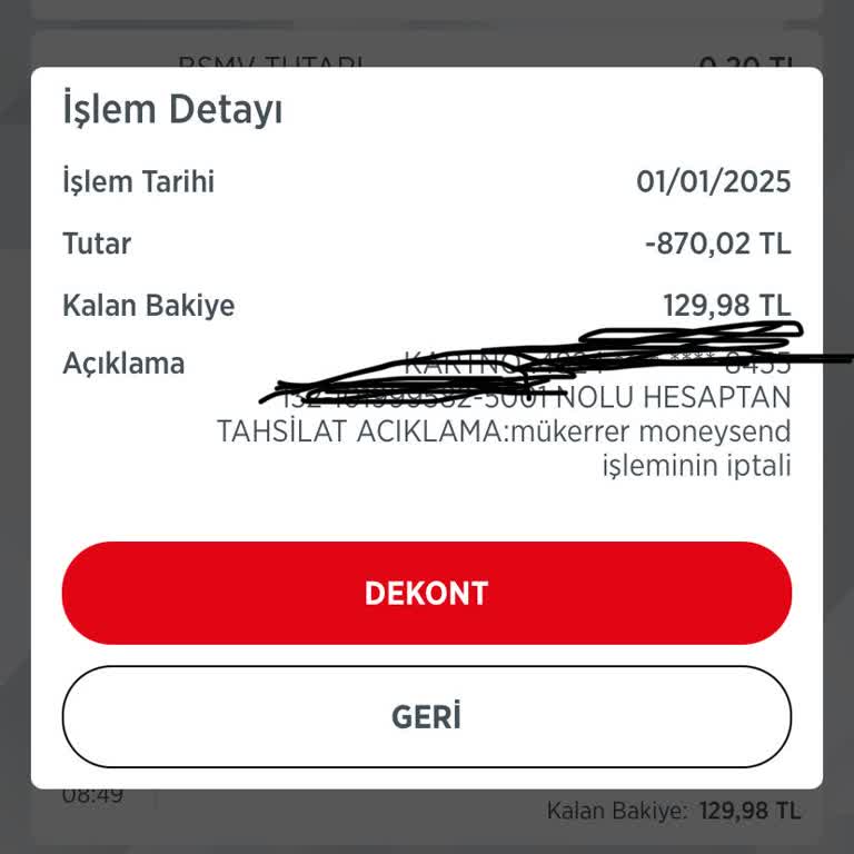 Hesaptan Bilgi Dışı Para Çekimi Ve Müşteri Hizmetleri Sorunu