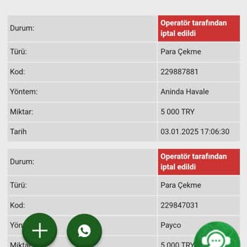 Spinco Ödeme Sorunu: Çekim İşlemleri Sürekli İptal Ediliyor