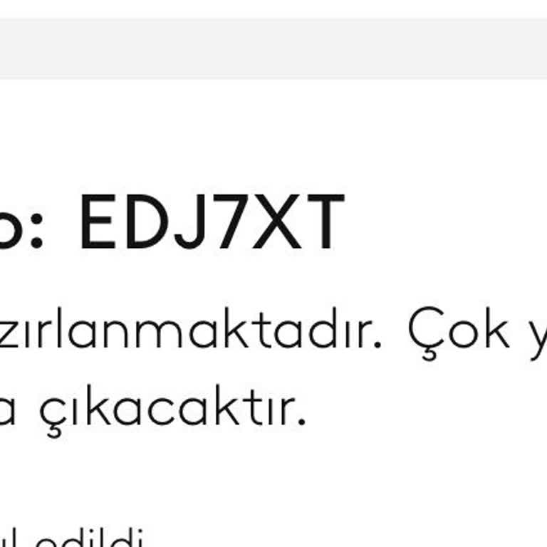 Siparişin Kargoya Verilmemesi Ve Bilgi Eksikliği