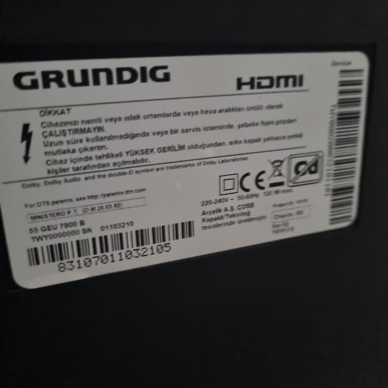Grundig TV'de Tabii Uygulaması Yükleme Sorunu