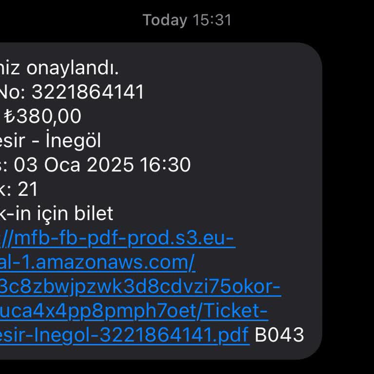 Yanlış Koltuk Numarası Ve Eksik Hizmet