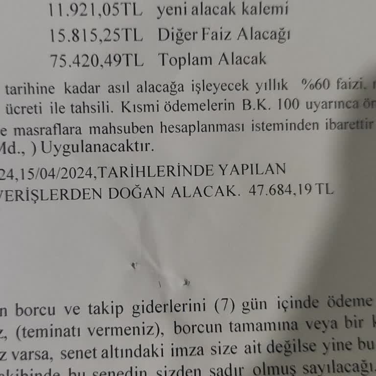 Taksitli Alışverişte Fahiş İcra Talebi