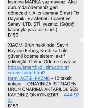 Yanıltıcı Servis Ve Garanti Süreci Sorunu