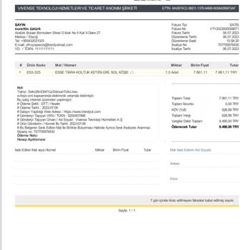 Vivense Koltuk Takımı Hayal Kırıklığı