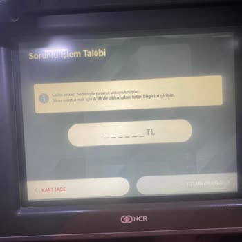 ATM Arızası Nedeniyle Mağduriyet