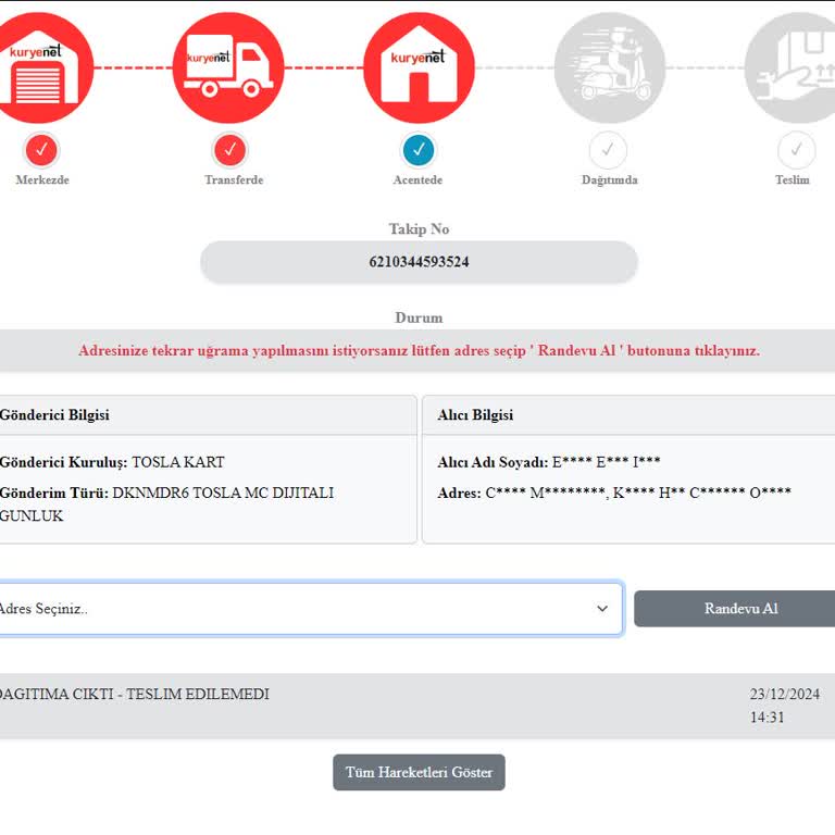 Kuryenet'in Teslimat Sorunu: 12 Günlük Kart Bekleyişi