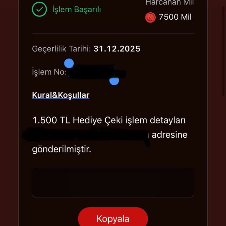 Shop&Miles Hediye Çeki Sorunu Ve Yetersiz Destek