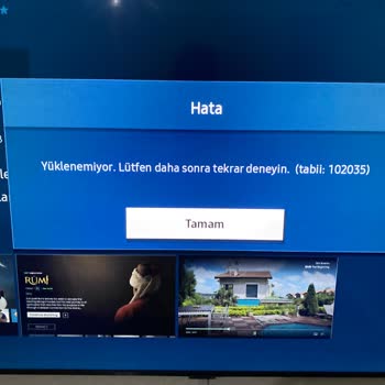 Samsung Smart TV Uygulama Yükleme Sorunu