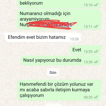 Yanlış Ve Eksik Siparişe Çözüm Bulunamayan Deneyim