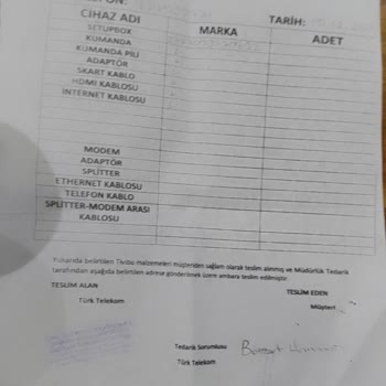 İade Edilen Cihazların Faturası Ve Müşteri Hizmetleri Sorunu
