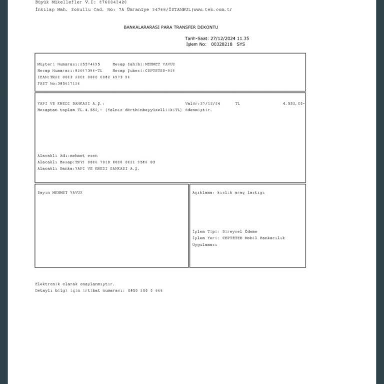 Sipariş Verildi, Lastikler Ve İletişim Yok