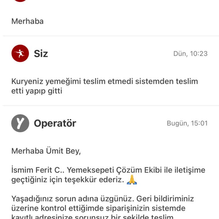 Yanlış Teslimat Ve İlgisiz Müşteri Hizmeti