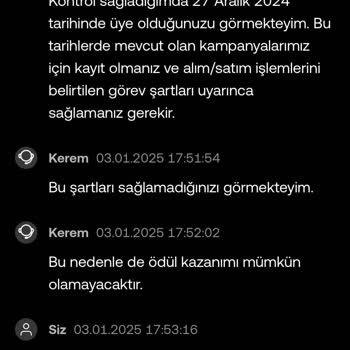 Kampanya Koşulları Ve Destek Yanıtları Hayal Kırıklığı