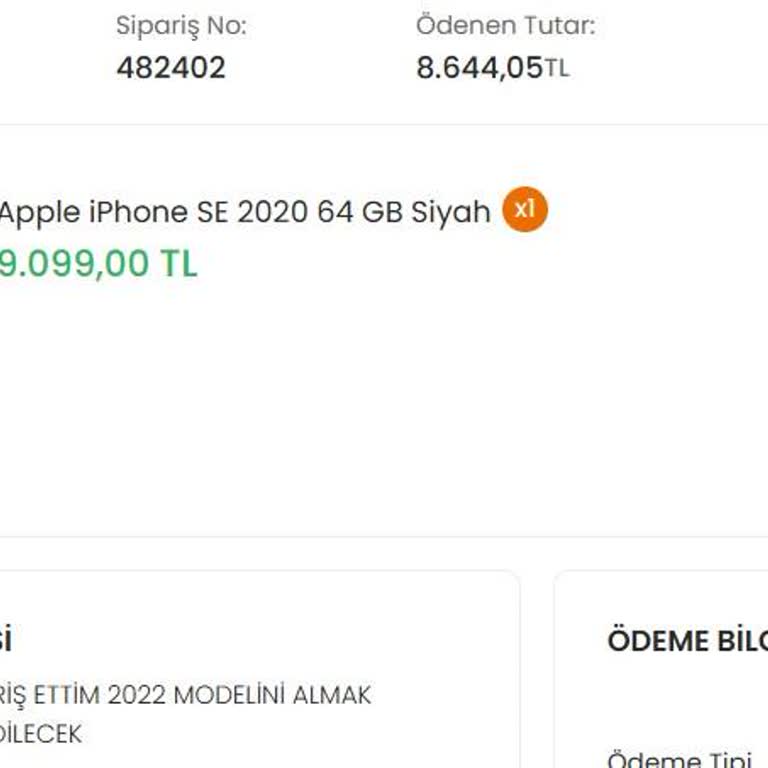Yanlış Sipariş Ve İptal Sürecinde Yaşanan Mağduriyet